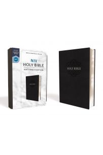  NIV, Holy Bible, Soft Touch Edition, Imitation Leather, Black, Comfort Print